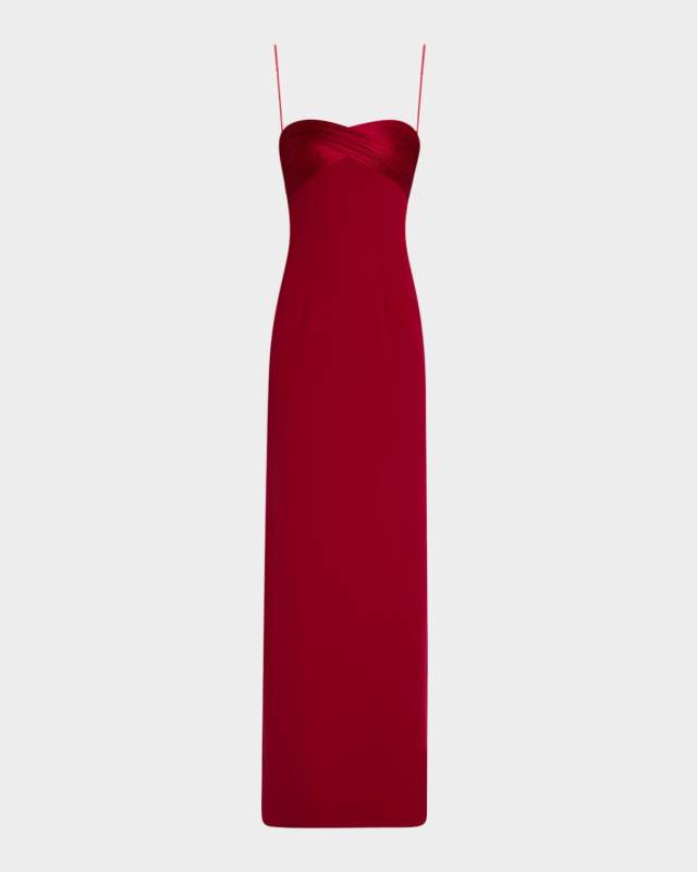 Infinity Strapless Column Gown